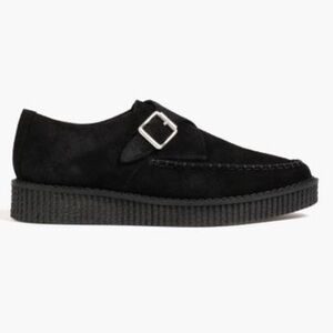 Re/Done Black Suede Platform “Creeper” Shoes Sz 36